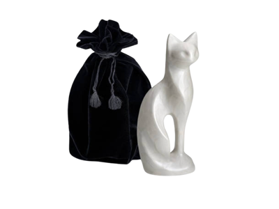 White Standing Cat 
