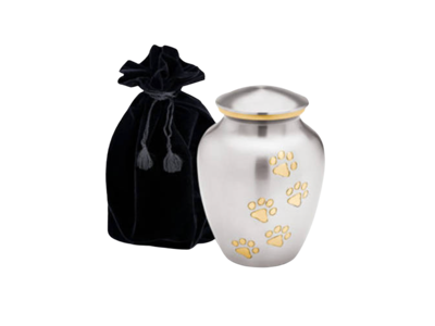 Classic Pet Urn Silver