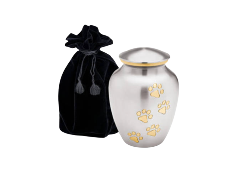 Classic Pet Urn Silver
