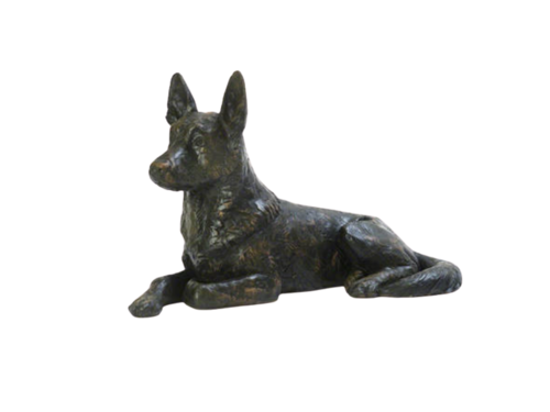 German Shepherd Cast Urn