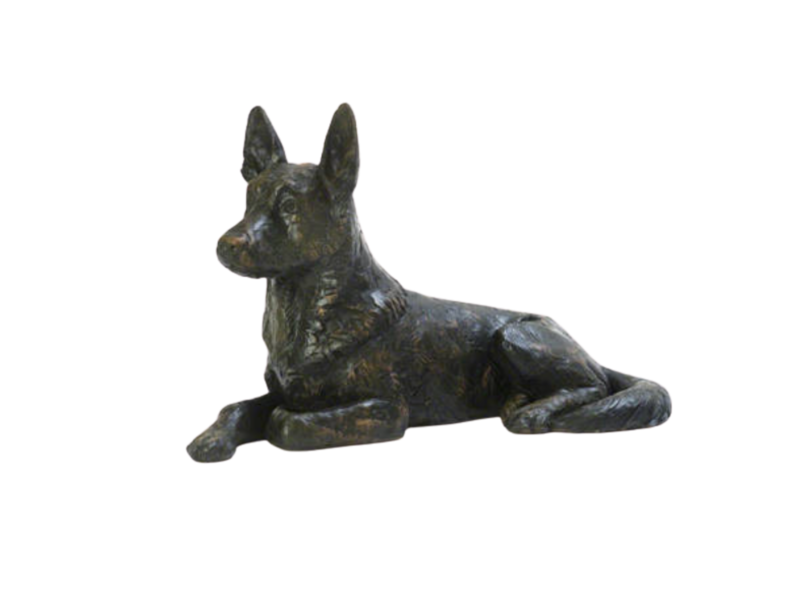 German Shepherd Cast Urn