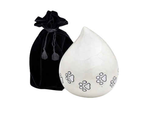 Love Drop Urn White