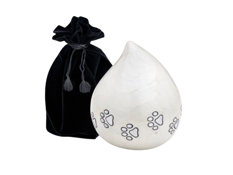 Love Drop Urn White