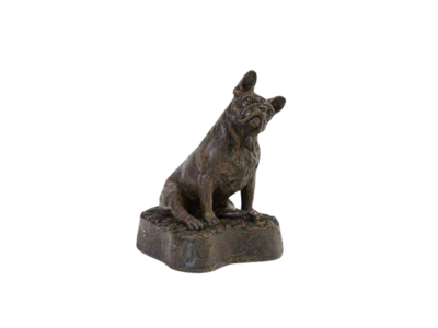 French Bull Dog Cast Urn