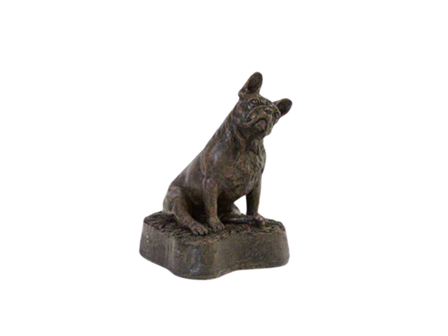 French Bull Dog Cast Urn