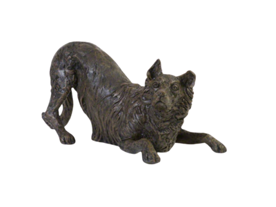 Border Collie Casket Urn