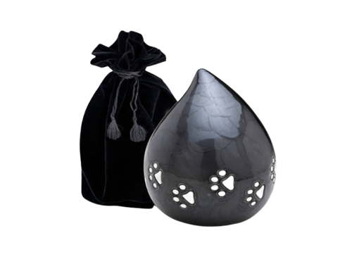 Love Drop Urn Black
