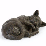 Petributes Cast Resting Cat Urn | Pet Urns